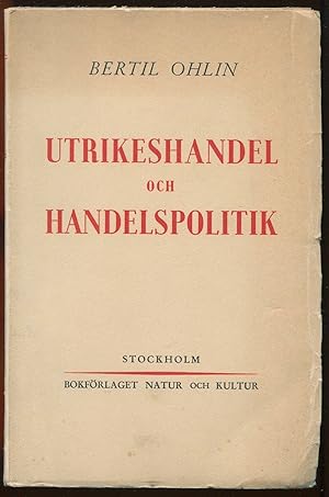 Seller image for Utrikeshandel och Handelspolitik for sale by LibrairieLaLettre2