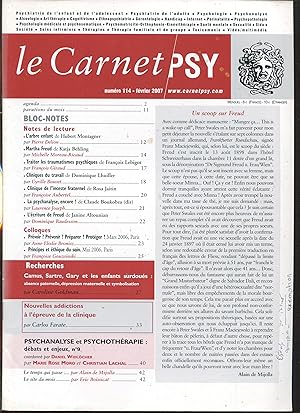 Bild des Verkufers fr Le Carnet PSY n114, fvrier 2007 - Nouvelles addictions  l'preuve de la clinique zum Verkauf von LibrairieLaLettre2