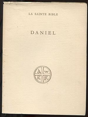 Bild des Verkufers fr La sainte Bible - Daniel zum Verkauf von LibrairieLaLettre2