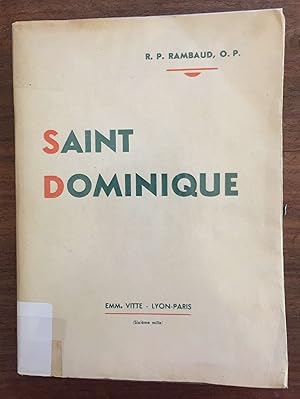 Seller image for Saint Dominique for sale by LibrairieLaLettre2