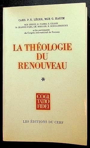 Immagine del venditore per La thologie du renouveau * venduto da LibrairieLaLettre2