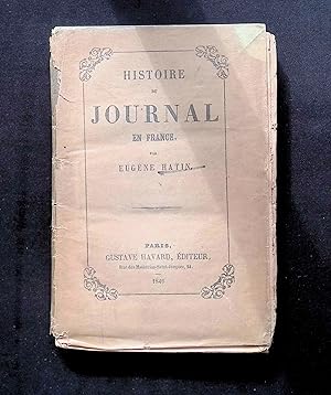 Bild des Verk�ufers f�r Histoire du journal en France zum Verkauf von LibrairieLaLettre2
