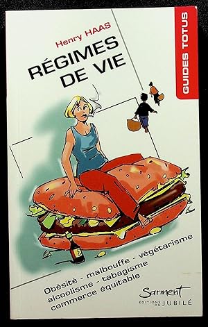 Bild des Verkufers fr Rgimes de vie - Obsit, malbouffe, vgtarisme, alcoolisme, tabagisme, commerce quitable zum Verkauf von LibrairieLaLettre2
