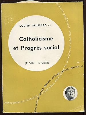 Seller image for Catholicisme et Progrs social for sale by LibrairieLaLettre2