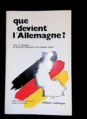 Image du vendeur pour Que devient l'Allemagne ? mis en vente par LibrairieLaLettre2