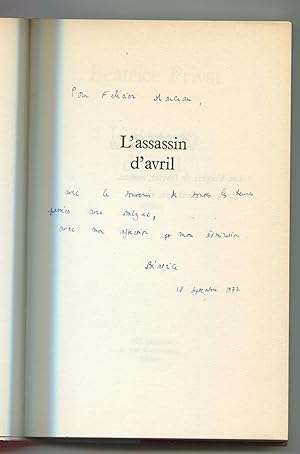 Imagen del vendedor de L'assassin d'avril a la venta por LibrairieLaLettre2