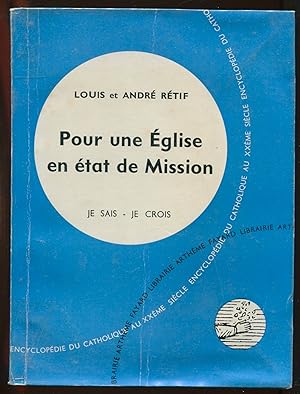 Seller image for Pour une Eglise en tat de Mission for sale by LibrairieLaLettre2