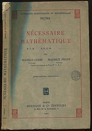 Imagen del vendedor de Ncessaire mathmatique P.C.B. S.P.C.N. . a la venta por LibrairieLaLettre2