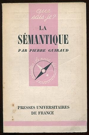 Image du vendeur pour La smantique mis en vente par LibrairieLaLettre2