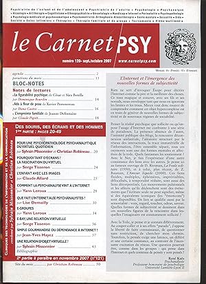 Seller image for Le Carnet PSY n120, sept./octobre 2007 - Des souris, des crans et des hommes 1re partie for sale by LibrairieLaLettre2