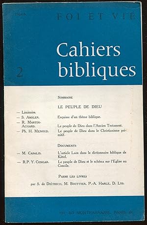 Imagen del vendedor de Cahiers bibliques n2. Foi et Vie 1964-6 - Le peuple de Dieu a la venta por LibrairieLaLettre2