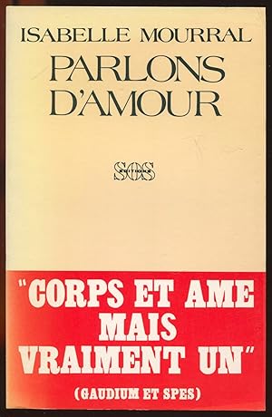 Bild des Verkufers fr Parlons d'amour zum Verkauf von LibrairieLaLettre2