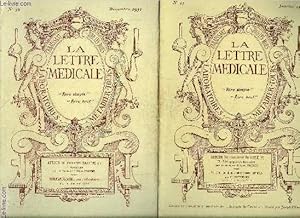 Seller image for LA LETTRE MEDICALE- N46- 47 ET 48- dc 1931- 3 tomes en 3 volumes- jan et fv 1931- Autour de Philippe Egalit (1) Tome 1: I. Jeunesse- Dermatologie: Les Folliculites / Tome 2: II. Pdagogue et Bas-bleu - La ponction dans i'chinococose primitive / . for sale by Le-Livre