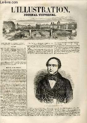 Bild des Verkufers fr L'ILLUSTRATION JOURNAL UNIVERSEL N 247 - Histoire de la semaine. Portrait de M. le comte Bresson.   Acadmie des Sciences.   Courrier de Paris. Une Scne de Clo-ptre.  Monument de Washington,  New-Yorfc. Deux Gravures.   Une Histoire de chaque jour. zum Verkauf von Le-Livre