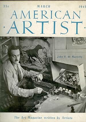 Imagen del vendedor de American Artist: March, 1941 Volume 5, #3 a la venta por Ramblin Rose Books