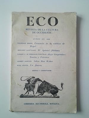 Image du vendeur pour Eco. Revista de la cultura de occidente (Junio de 1968) mis en vente par MAUTALOS LIBRERA