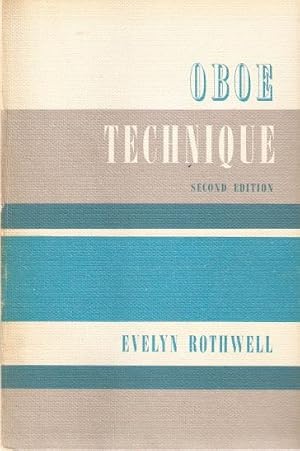 Seller image for Oboe Technique for sale by City Basement Books