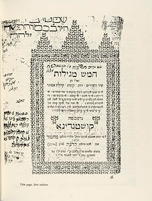 Immagine del venditore per The Ladino Five Scrolls [Abraham Asa's Versions of the Hebrew and Aramaic Texts] venduto da ERIC CHAIM KLINE, BOOKSELLER (ABAA ILAB)