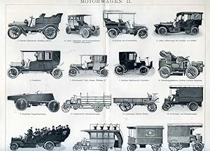 Bild des Verkufers fr Motorwagen I u. II. zum Verkauf von Klaus Kreitling