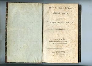 Anmerkungen zu seinem Lehrbuch der Mathematik.