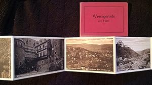 Imagen del vendedor de Wernigerode. Leporello-Album mit 10 verschiedenen Ansichten im Kupfertiefdruck. a la venta por Klaus Kreitling