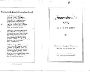 Jugendweihe 1959 - Elsterwerda.