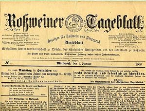Roßweiner Tageblatt. Anzeiger für Roßwein und Umgebung.
