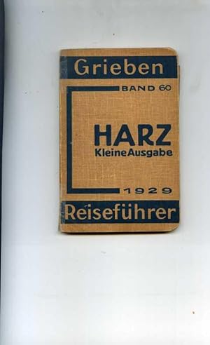Harz. Kleine Ausgabe mit Angaben für Wintersportler und Automobilisten.