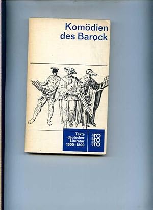 Image du vendeur pour Komdien des Barock. Texte deutscher Literatur 1500 - mis en vente par Klaus Kreitling