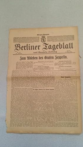 Berliner Tageblatt und Handels-Zeitung. Morgen-Ausgabe.