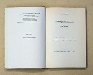 Bild des Verkufers fr Militrgeschichtliche Aufstze. Neudruck der Verffentlichungen 1866 - 1883. zum Verkauf von antiquariat peter petrej - Bibliopolium AG