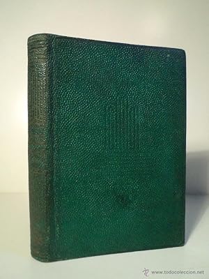 Imagen del vendedor de ANTOLOGA POTICA. MARQUINA, Eduardo. Editorial Aguilar, Madrid, 1946. 2 edicin. Coleccin Crisol Nm. 31. 487 pp en papel biblia. Lmina autor en frontis. Cinta separadora. Corte superior verde. Tamao 123x90 mm. (octava). Plena piel editorial color verde con ornamentos gofrados en cubiertas y ornamentos plateados en lomo (desgastados por uso; ver foto). Seales de uso. Nombre anterior poseedor en reverso guarda inferior. a la venta por Librera Anticuaria Ftima