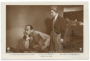 Signed Postcard by Gerda Maurus