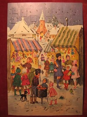 Adventskalender " Weihnachtsmarkt ".