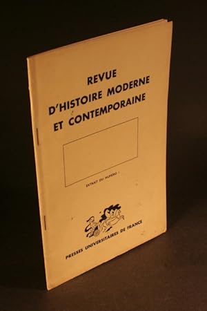 Seller image for Extrait / Sonderdruck: "Luther et le corpus christianum". Offprint from: Revue d'Histoire moderne et contemporaine for sale by Steven Wolfe Books