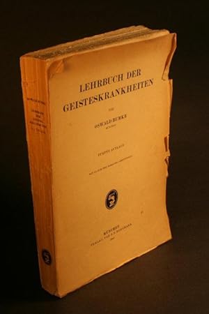 Seller image for Lehrbuch der Geisteskrankheiten. for sale by Steven Wolfe Books