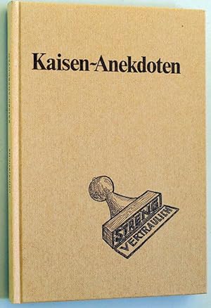 Bild des Verkufers fr Kaisen-Anekdoten. nacherzhlt von Reinhard Uhde u. illustriert von Heinz Fuchs zum Verkauf von Baues Verlag Rainer Baues 
