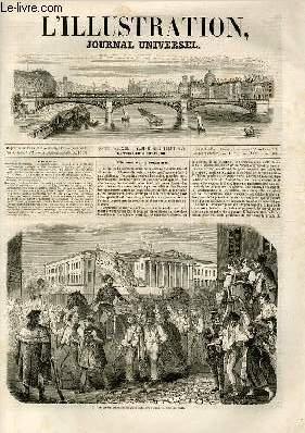 Seller image for L'ILLUSTRATION JOURNAL UNIVERSEL N 335-Histoire de la semaine.   Courrier de Paris.   Salon de 1849 (3e article). Chronique musicale.   Une Ascension du mont Ararat, par Ad. Joaxne   Le Prophte de Boughkeepsie.  La Danse des morts en 1848. . for sale by Le-Livre