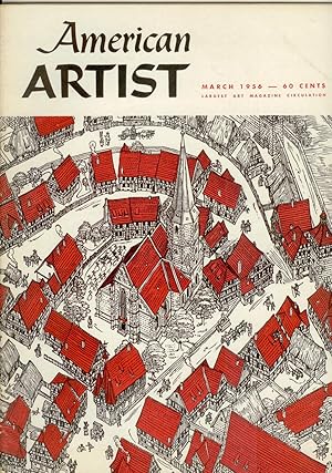 Imagen del vendedor de American Artist: March, 1956, Volume 20 #3 a la venta por Ramblin Rose Books