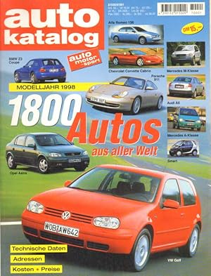 Auto Katalog Modelljahr 1998.