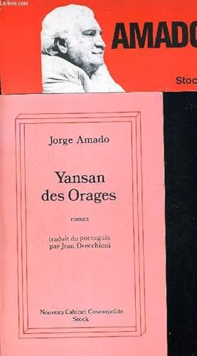 Image du vendeur pour YANSAN DES ORAGES. TRADUIT DU PORTUGAIS PAR JEAN ORECCHIONI mis en vente par Le-Livre