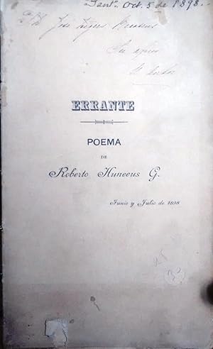 Errante. Poema