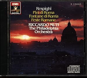 Imagen del vendedor de Respighi Pini di Roma Fontane di Roma Feste Romane, The Philadelphia Orchestra. AUDIO-CD. a la venta por Antiquariat Bookfarm