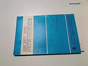 Bild des Verkufers fr Archiv fr Hydrobiologie, Band 71, Heft 3, 1973 zum Verkauf von Antiquariat im Kaiserviertel | Wimbauer Buchversand