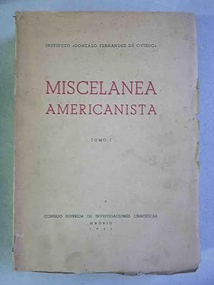 Seller image for Miscelnea Americanista for sale by Libreria de Antano (ILAB & ABA Members)