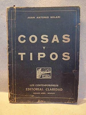 Image du vendeur pour Cosas y tipos mis en vente par Libreria de Antano (ILAB & ABA Members)