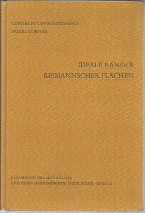 Ideale Ränder Riemannscher Flächen. (Ergebnisse der Mathematik und ihrer Grenzgebiete. Neue Folge...