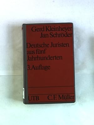 Seller image for Deutsche Juristen aus fnf Jahrhunderten. Eine biographische Einfhrung in die Geschichte der Rechtswissenschaft. UTB, 578. for sale by Antiquariat Bookfarm