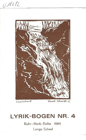 Bild des Verkufers fr Lyrik-Bogen Nr. 4 - Ruhr-Mark-Reihe 1984 zum Verkauf von Antiquariat Hoffmann