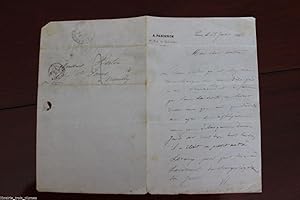 Immagine del venditore per Lettre autographe signe au compositeur Berton venduto da Librairie Trois Plumes